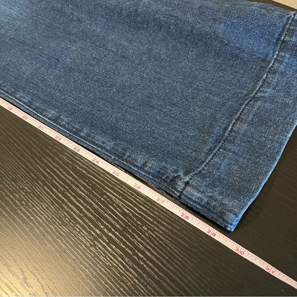Loft Women’s High Rise Trousers Dark Wash Wide Leg Jeans 6 - Picture 11 of 11